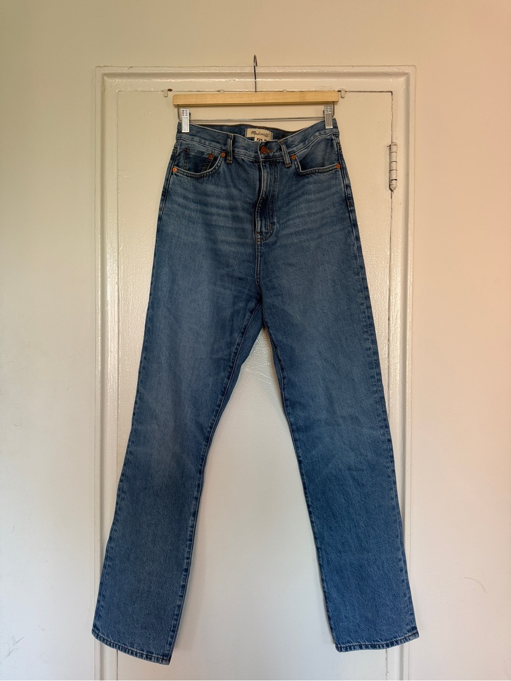 Brand New Madewell 90’s Straight Denim Jeans Size 29 Tall